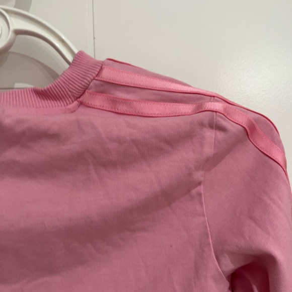 Pink adidas long sleeve crop top - Picture 5 of 7